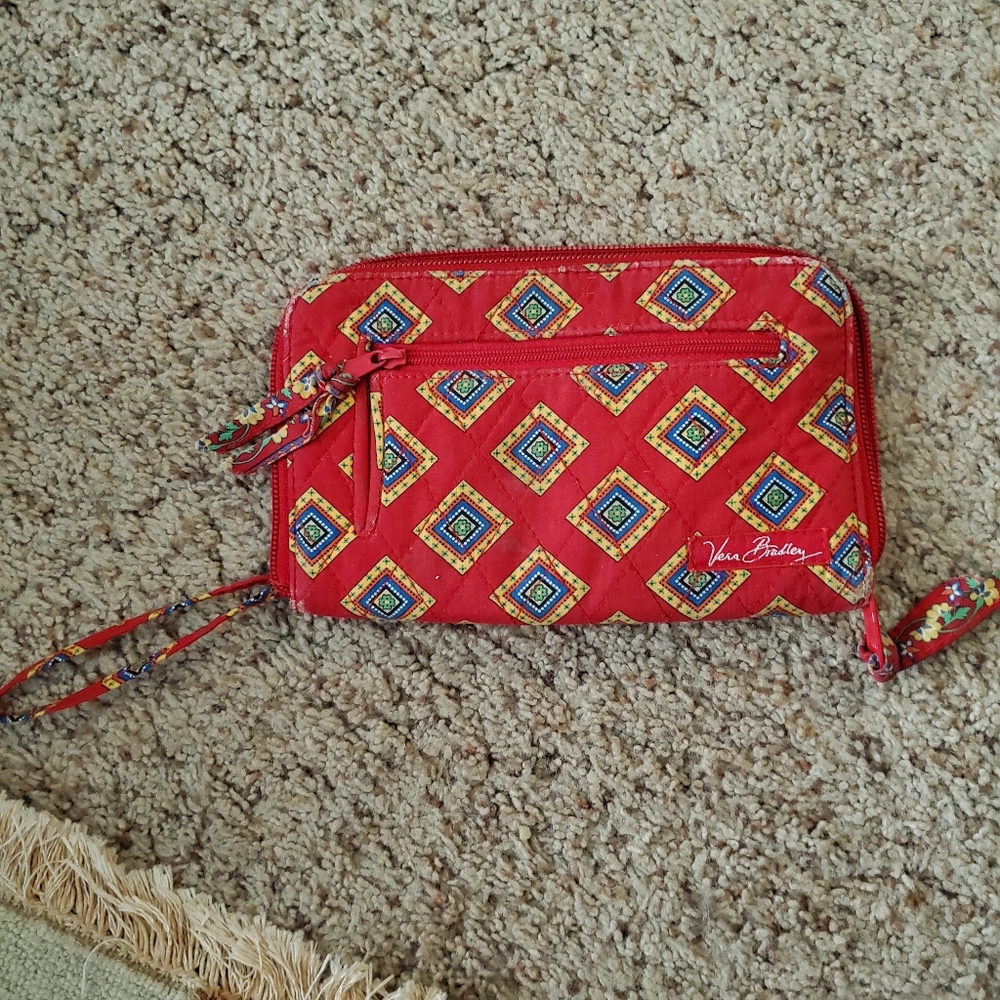 Vera Bradley wristlet wallet.
